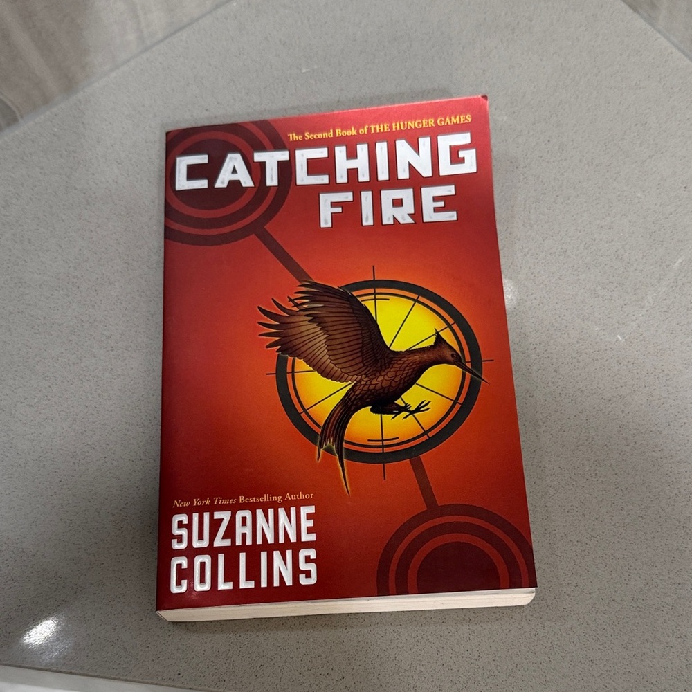 Scholastic Catching Fire - Red and Yellow Cover